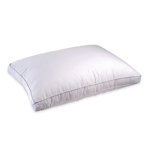 Jastëk Pambuk Percale 100% rezistent ndaj pendëve me qepje të dyfishtë me kordon dhe brez në anë 50 X 70 cm / 1000 gr