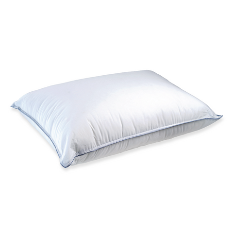 Jastëk me pëlhurë pambuku 100% “Percale” i padepërtueshëm për puplat, i qepur dyfish, me kordon dekorativ 50 X 70